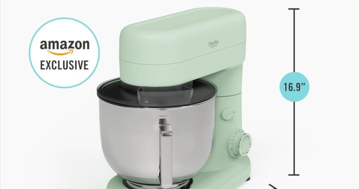 Martha Stewart 5.3QT Stand Mixer Review: A Versatile 12-Speed Mixer for Everyday Baking