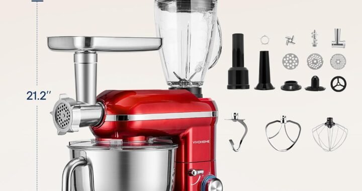 VIVOHOME 6-in-1 Stand Mixer Review: A Versatile 8.5-Quart Kitchen Workstation