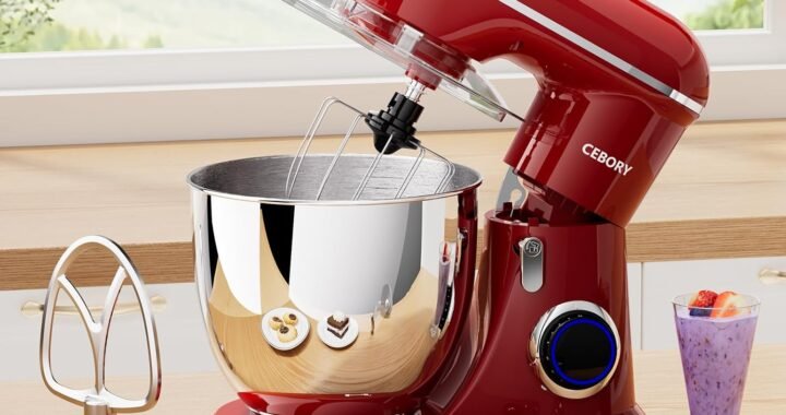 CEBORY 3-in-1 Electric Stand Mixer Review: 6.5QT Capacity, 660W Motor, and 10-Speed Control