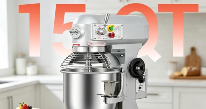 Vanshrey 15Qt Commercial Food Mixer Review: Heavy-Duty Mixing for Bakeries, Restaurants, and Pizzerias