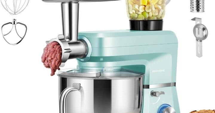 VIVOHOME 6-in-1 Stand Mixer Review: A Versatile 8.5-Quart Kitchen Workstation